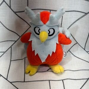 TOMY Pokemon Delibird Plush Toy Red 8 Inch Excellent Stuffed Animal Figure